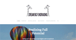 Desktop Screenshot of dreambigfundraising.com